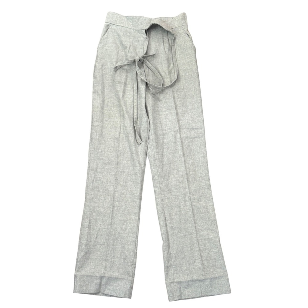Wide Leg Pants Gray High Waist Belted‎ Pleated Women's/Juniors Size 13 14